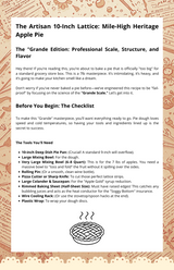 The Heritage Grande: 7lb Mile-High Apple Pie Recipe (pdf download link sent to your email after checkout)