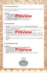 The Heritage Grande: 7lb Mile-High Apple Pie Recipe (pdf download link sent to your email after checkout)